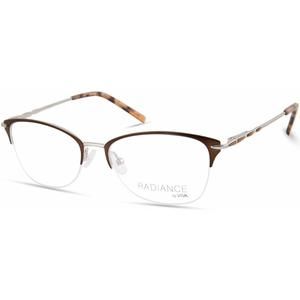 New Radiance by Viva VV-8003 050 Dark Brown Eyeglasses 52/17/140